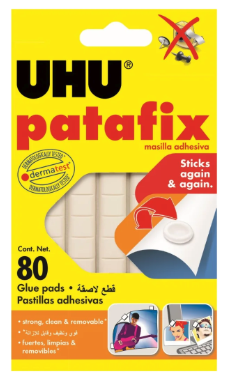 Patafix White 80 reusable Pads UHU 39125